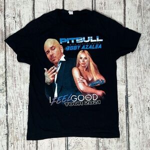 Pitbull Feel Good Tour 2021 Iggy Azalea Pop Music Womens Crewneck Tshirt